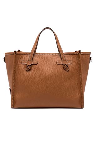 Marcella shopping bag in caramel leather GIANNI CHIARINI | BS9332BBL1117